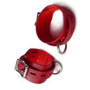 KinkLab Bondage Basics Lthr Wrist Cuffs (Red)