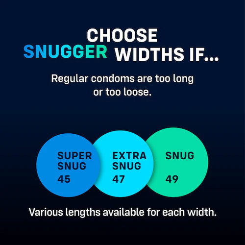 Myone Snug Sampler - 3 Snug Condom Sizes to Try