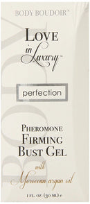 Love In Luxury Perfection Pheromone Firming Bust Gel Moroccan Argan Oil 1 Ounce