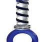 Icicles No.81 Plug With Handle-Blue Swirl 6.25"