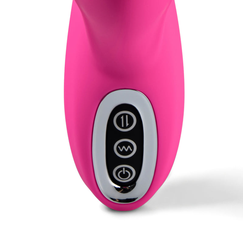 7 Speeds Silicone Vibrator with Clitoral Sucking Function and Anal Beads