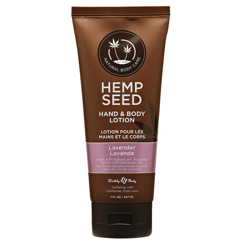 Earthly Body Hemp Seed Lotion Lavender oz