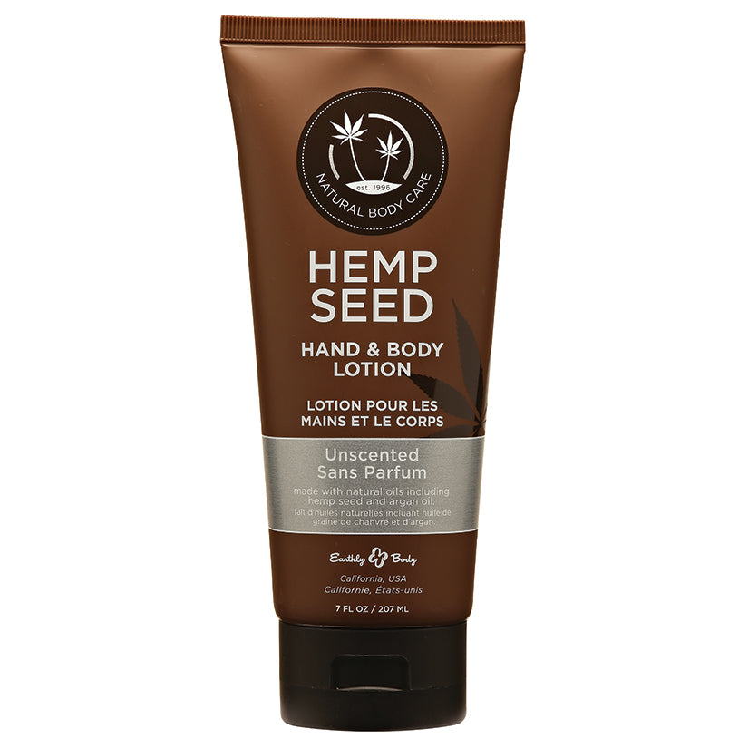 Earthly Body Hemp Seed Lotion Unscented oz