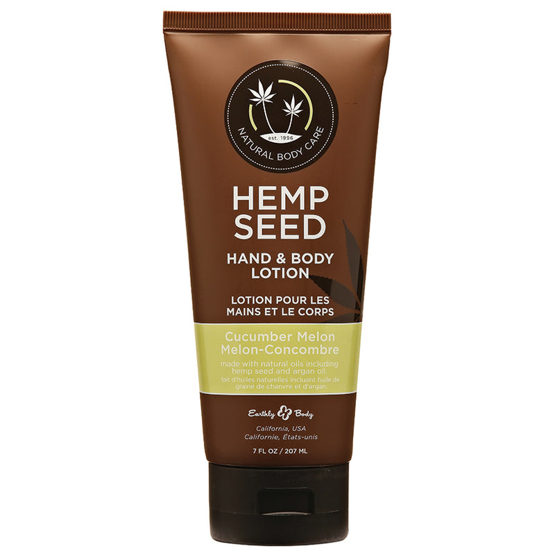 Earthly Body Hemp Seed Lotion Cucumber Melon oz