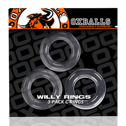 Willy Rings -Pack Cockrings Clear