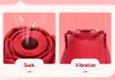 Rose with 7-Function Silicone Clitoral Rose Massager