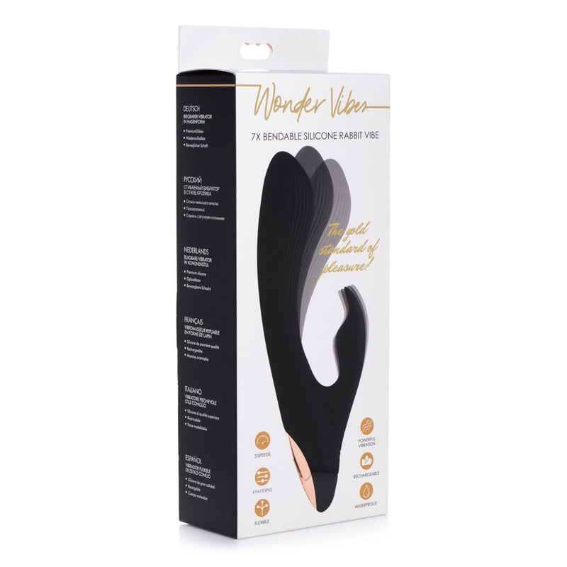 Wonder Vibes Bendable Silicone Rabbit Vibe