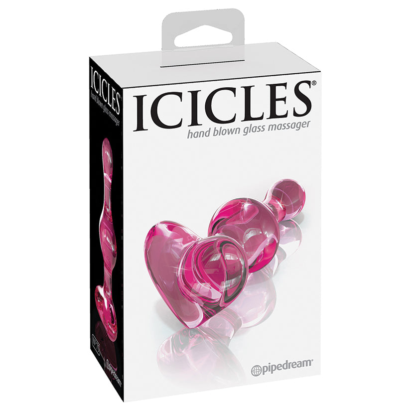 Icicles No. Heart Shaped Plug-Pink