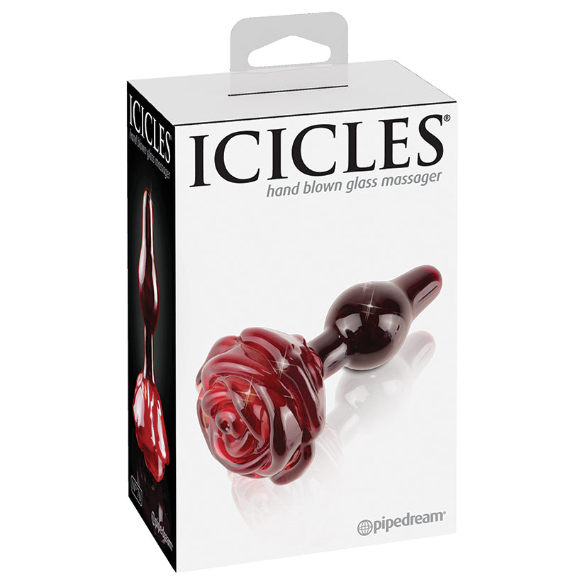 Icicles No. Rose Shaped Plug-Red