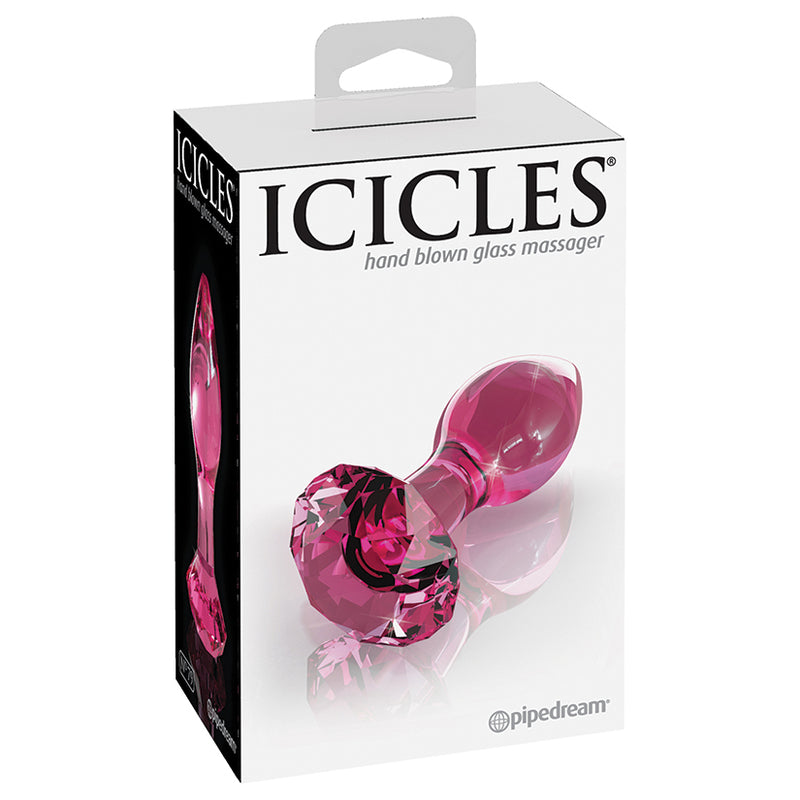 Icicles No. Gem Shaped Plug-Pink