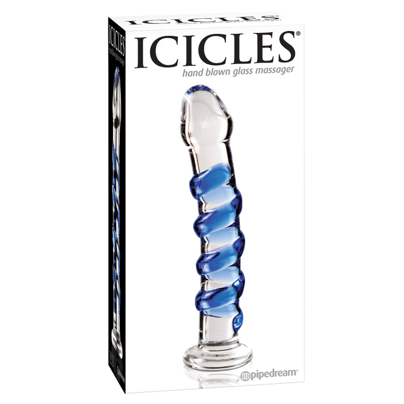 Icicles No. -Blue Swirl