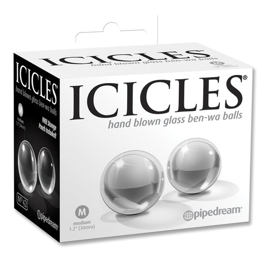 Icicles No. -Ben-Wa Balls-Clear Medium