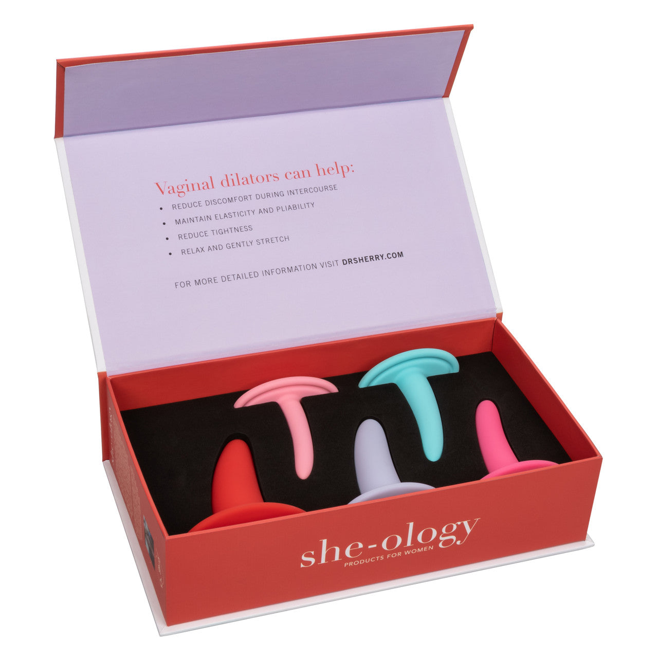 She-ology® 5-piece Wearable Vaginal Dilator Set