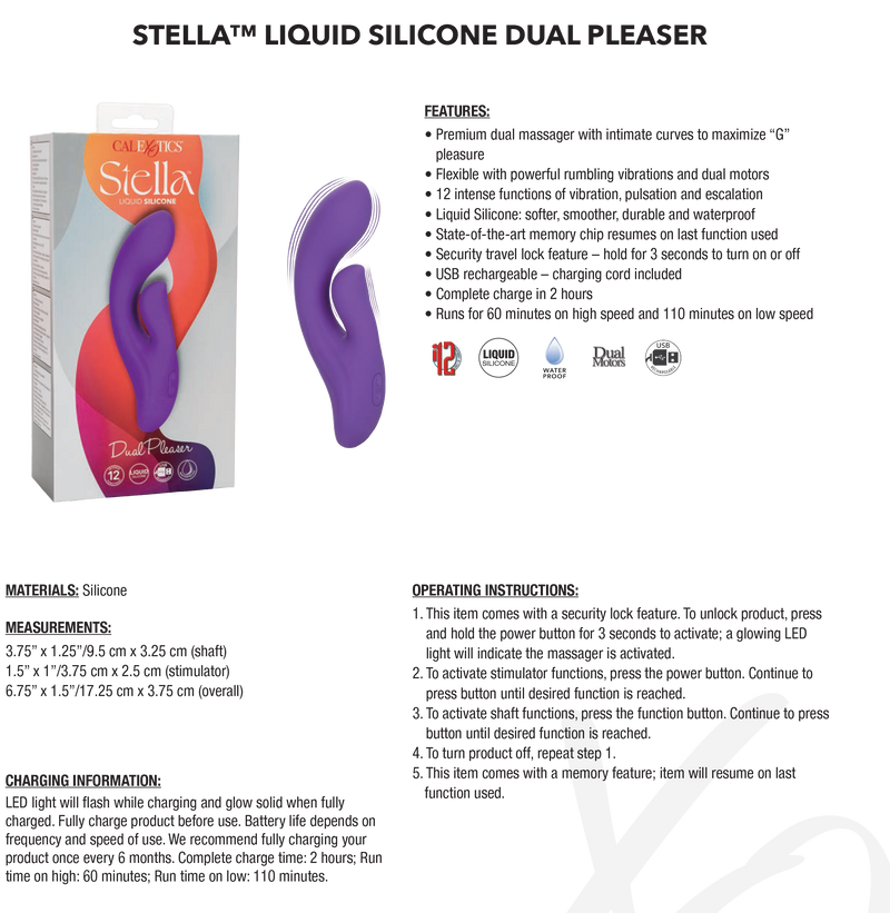 Stella™ Liquid Silicone Dual Pleaser