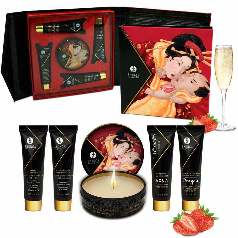 SHUNGA GEISHA'S SECRETS ORGANICA - SPARKLING STRAWBERRY WINE KIT