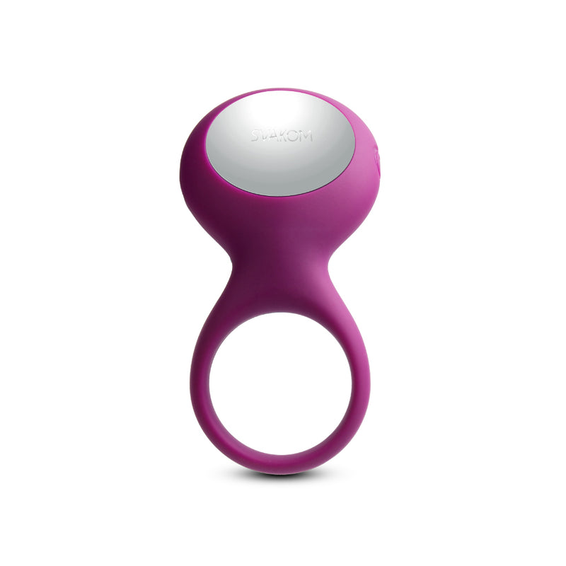 TYLER VIBRATING PENIS RING WITH TEXTURED HEAD