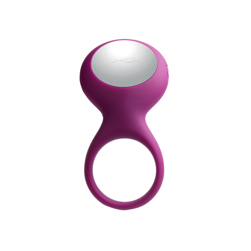 TYLER VIBRATING PENIS RING WITH TEXTURED HEAD