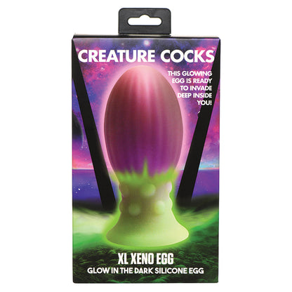 Creature Cocks XL Xeno Egg Glow In The Dark