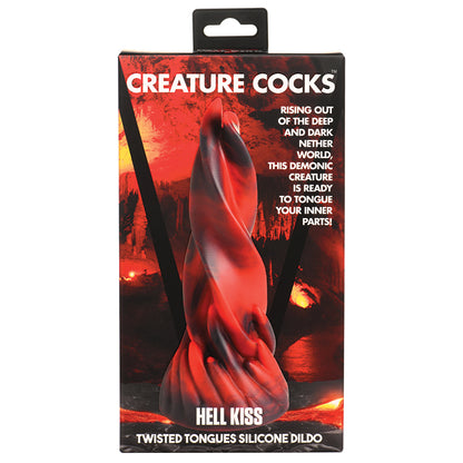 Creature Cocks Hell Kiss Twisted Tongues Silicone Dildo