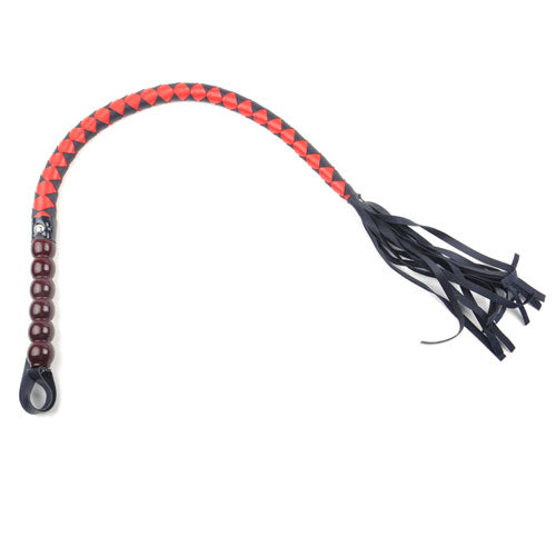 Whip, 85cm, Black and Red