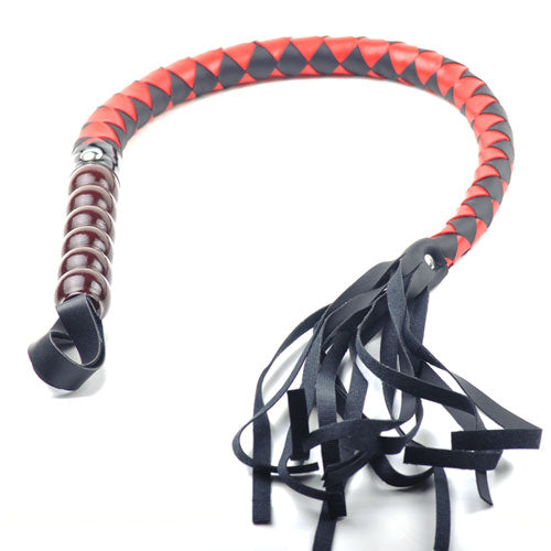 Whip, 85cm, Black and Red