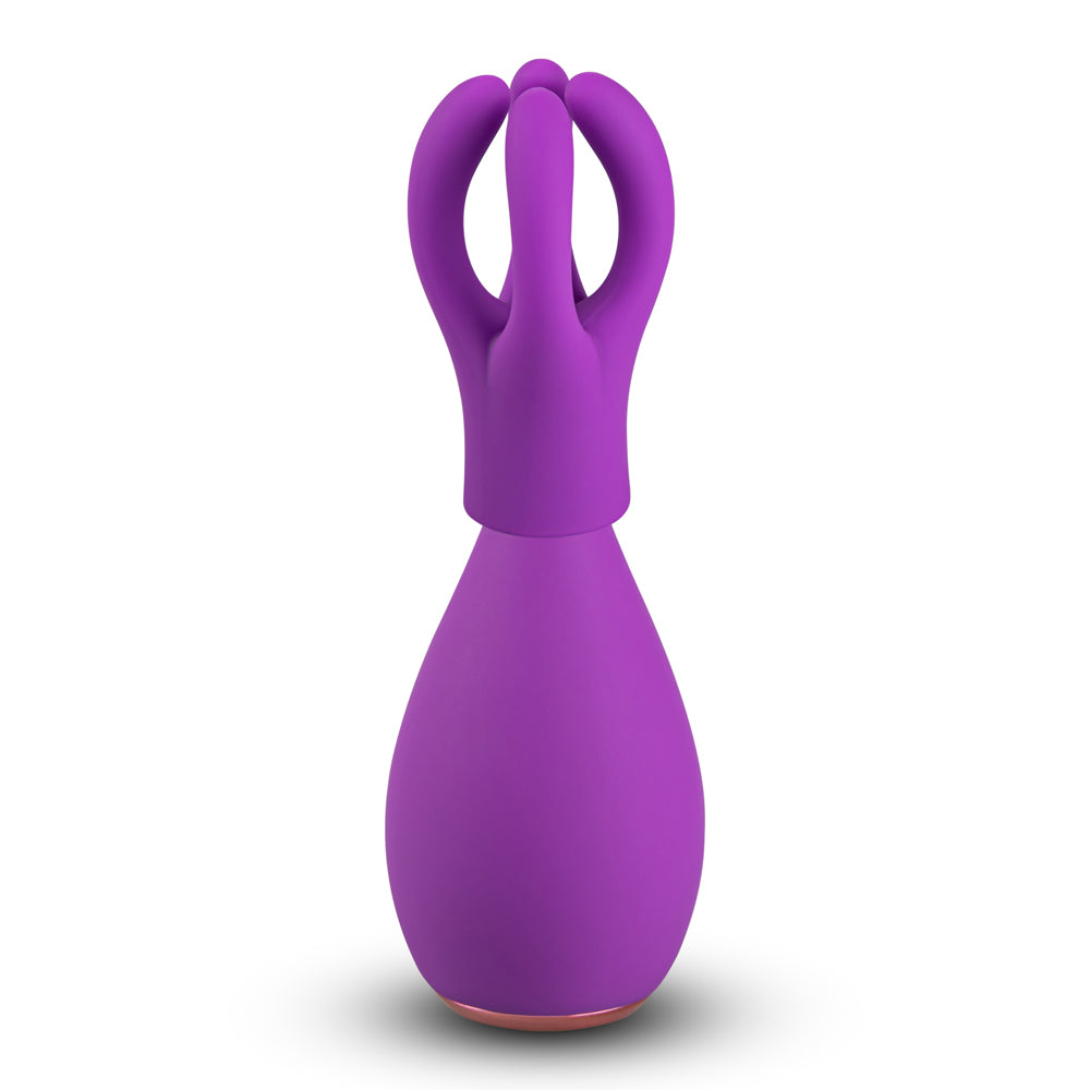 Silicone Vibrator Set with 10 Speeds and 4 Heads