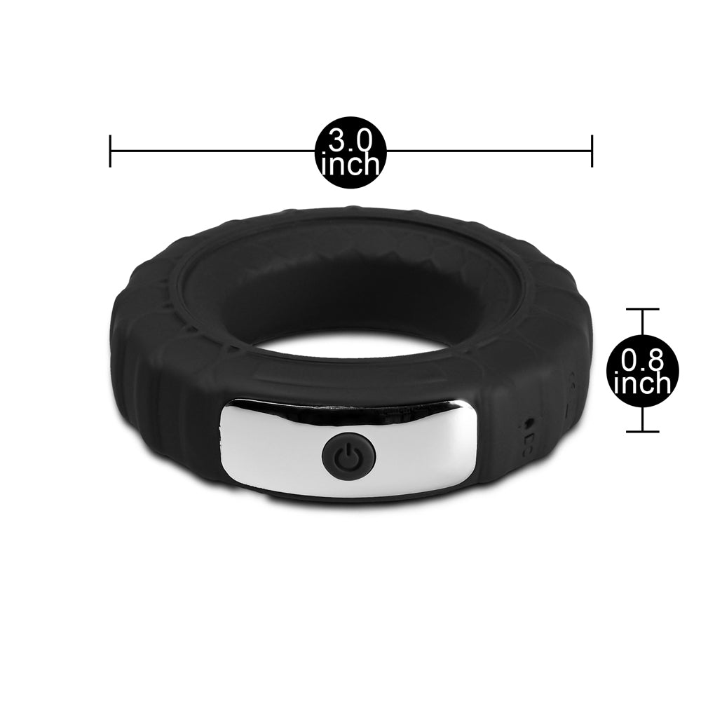 Remote Control Silicone Vibrating Cock Ring