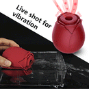 Rose with 7-Function Silicone Clitoral Rose Massager