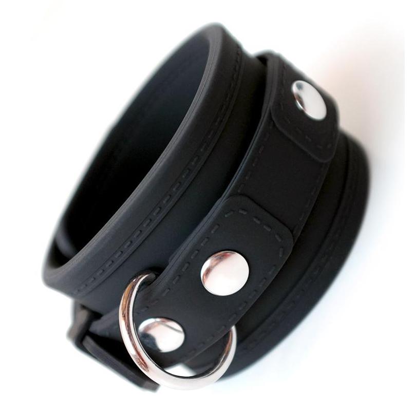 Silicone Locking Wrist Cuffs Pair