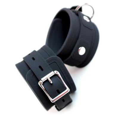 Silicone Locking Wrist Cuffs Pair