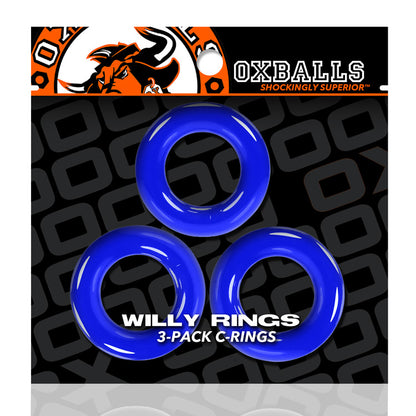 Willy Rings -Pack Cockrings Police Blue