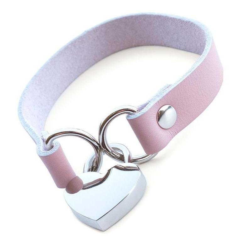 Stupid Cute Heart Lock Choker