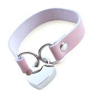 Stupid Cute Heart Lock Choker