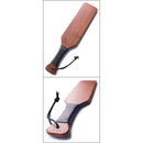 Leather Wrapped Wooded Paddle