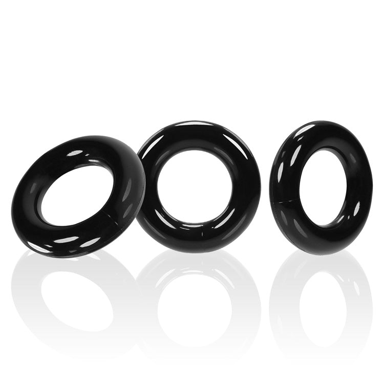 Willy Rings -Pack Cockrings Black