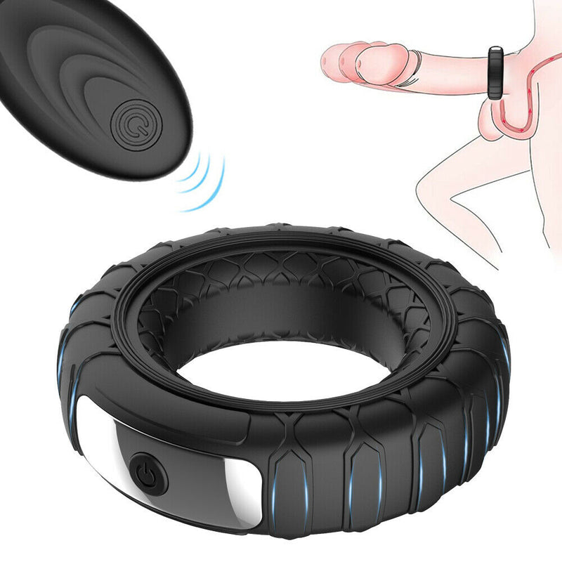 Remote Control Silicone Vibrating Cock Ring