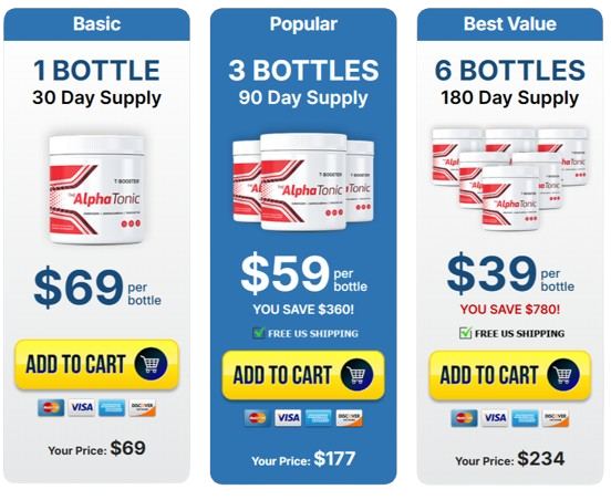 Alpha Tonic price