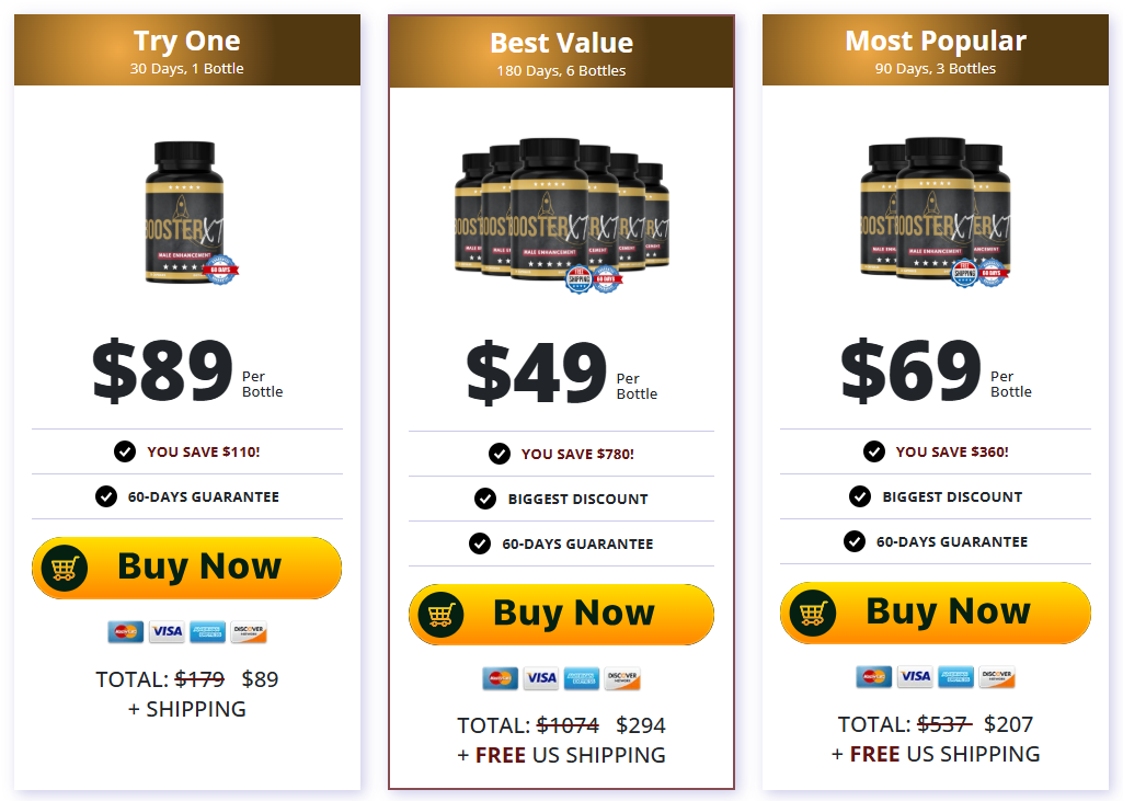 Booster XT Price Details